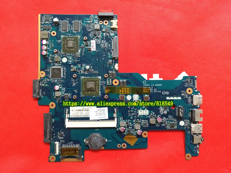 

764269-501 Main board Fit For HP 15-G Notebook PC Motherboard System board 764269-001 ZSO51 LA-A996P A8-6410 Discrete Graphics