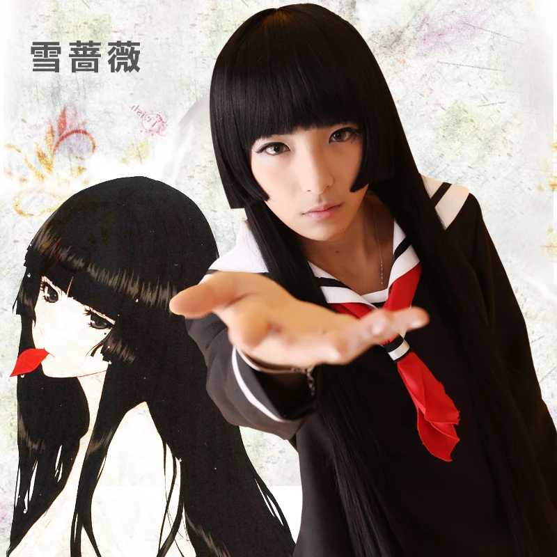 

Hell Girl Enma Ai cosplay animation services sailor suit girls school uniform Free Shipping