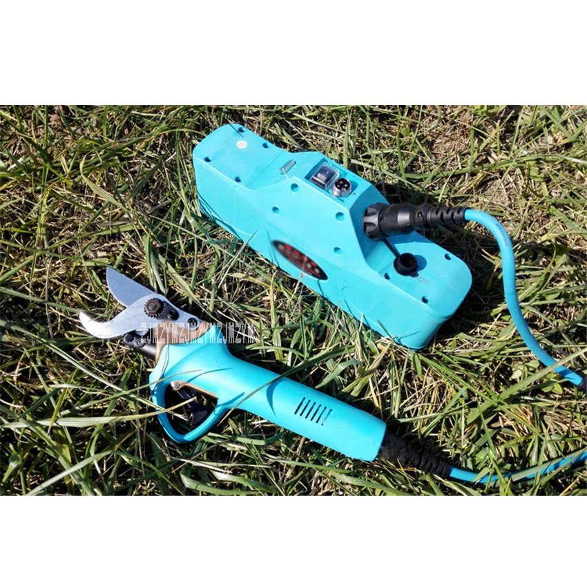 New Hot KH-06 Electric Pruning Shears Rechargeable Fruit Tree Pruning Shears Garden Gardening Scissors DC40V 6Ah (can cut 3 cm)