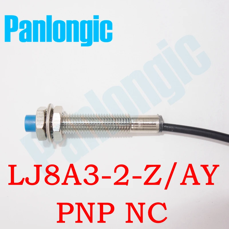 

Panlongic 10pcs LJ8A3-2-Z/AY PNP NC Normal Close 2mm Proximity Switch DC 6~36V Inductive Proximity Sensor Switch High Quality