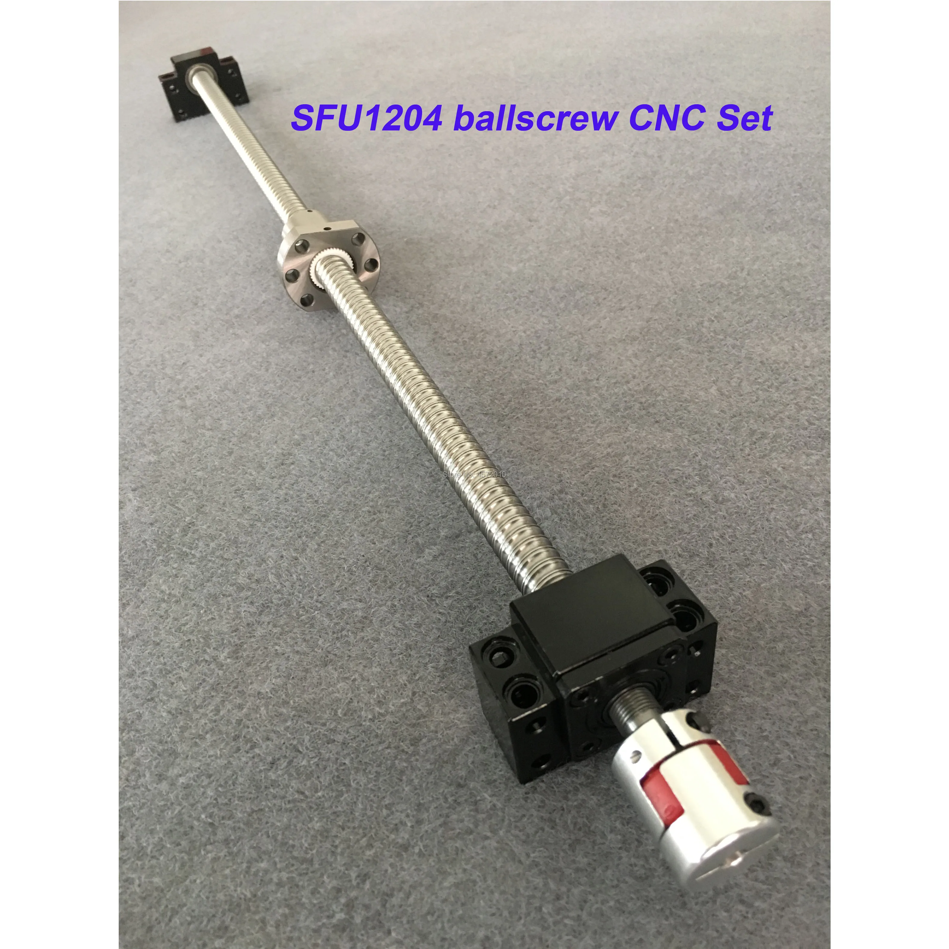 

SFU1204 Ballscrew Set : 12MM Ball screw SFU1204 1200 1500 mm end Machined +Ball Nut + BK10 BF10 Support for cnc parts