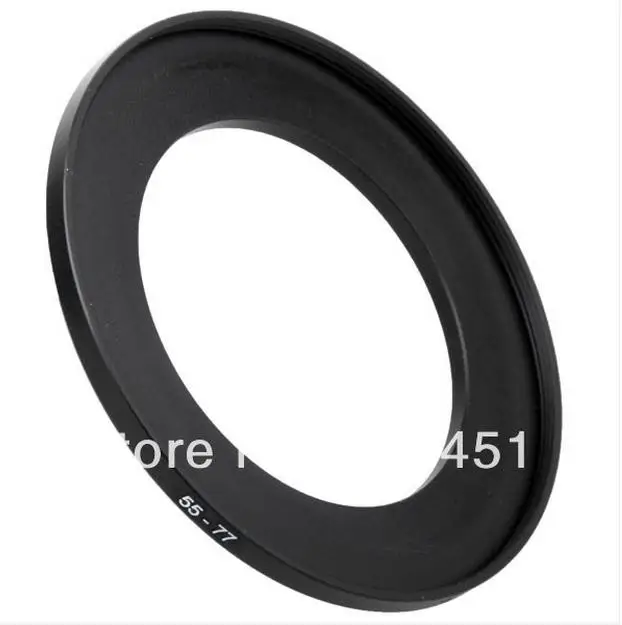 NEW 55 mét-77 mét bán kim loại Nhôm BLACK 55-77 mét 55-77 55 mét đến 77 mét Step Up Nhẫn Lọc Adapter HOT Bán Buôn!