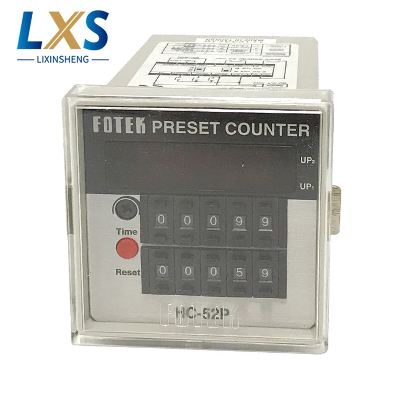 Taiwan FOTEK Counter Multifunction High Speed Response 0.1MS Five-digit Preset Counter HC-52P