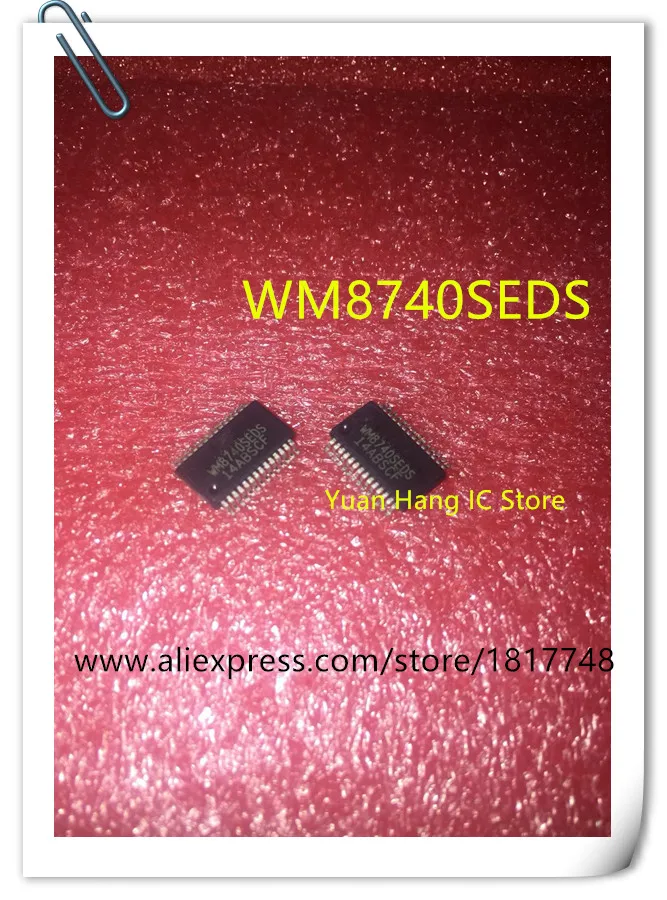 

Free Shipping 5pcs/lot WM8740SEDS WM8740SED WM8740SE WM8740S WM8740 SSOP-28