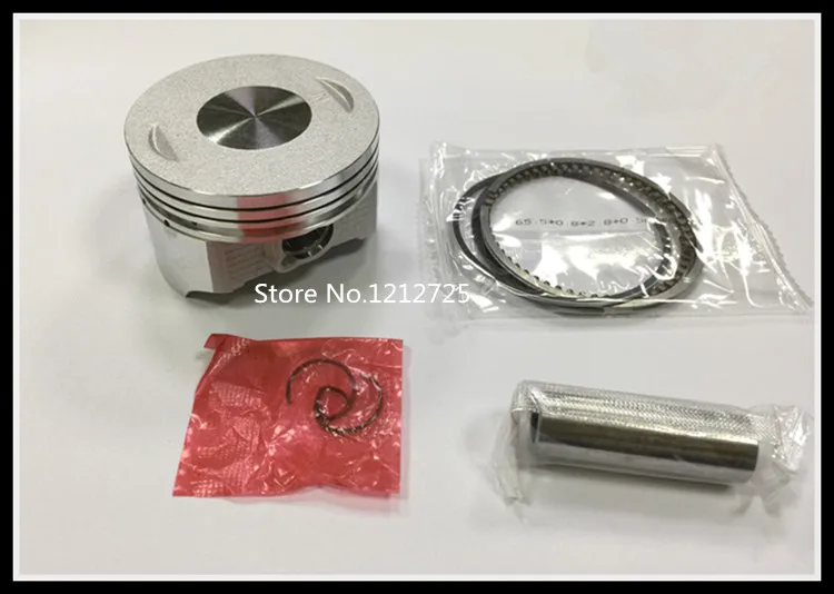 Zongshen Motorcycle CB250 Viper ZS250GY Piston ring assembly 65.5mm Size increase +0.5mm (66mm) Piston pin 15mm 166fmm 167fmm