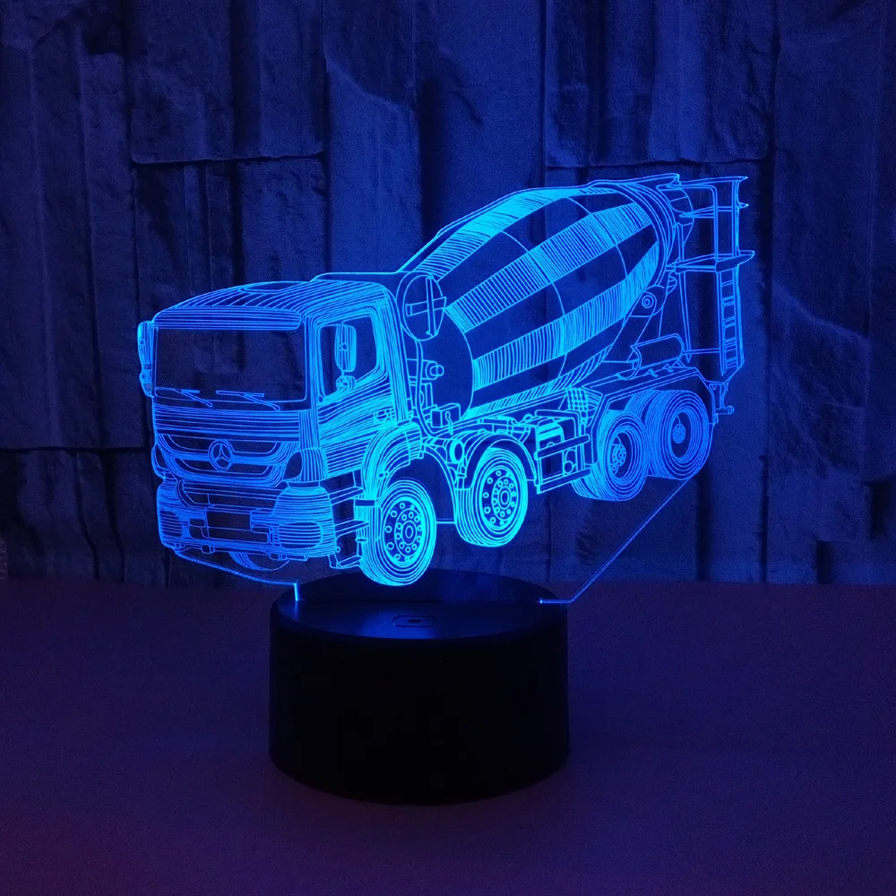 

New Mixer 3d Light Power Supply Led Night Light Colorful Desktop Small 3d Lamp Kids Room Light Usb Led 3d Light Fixtures