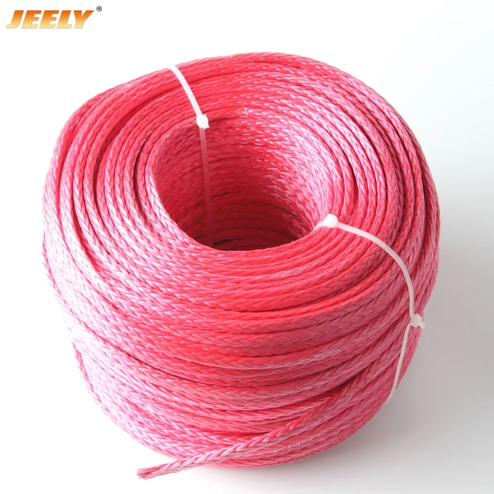 JEELY Hollow Braid 4mm 5/32\'\' 10M 12 Strands Sailboat Winch Towing Ropes