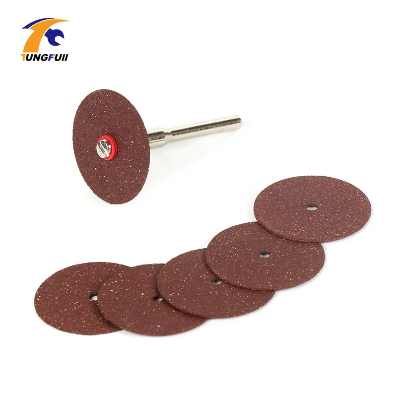 Tungfull Accessori 60Pcs Diamante Disco di Taglio Lavorazione Del Legno Per La Dremel Mini Trapani Rettifica Circolare Seghe Lama Lavorazione Dei Metalli