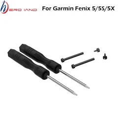 Diamond Ear Rod Connecting Watch Band Strap Garmin Fenix 3 Fenix 5 5S 5X Plus Lead Screw Screws Strap Link 2 PCS + 2pcs tool