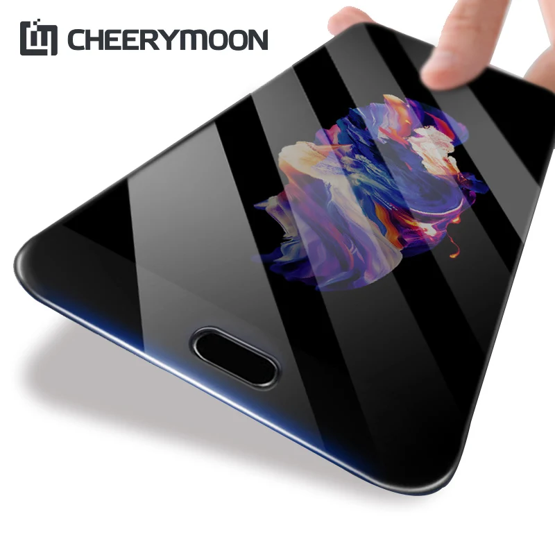 

CHEERYMOON Full Glue For OPPO R17 Screen Protector Protective Full Cover Touch Screen Protection R17 Pro Tempered Glass AE Ship