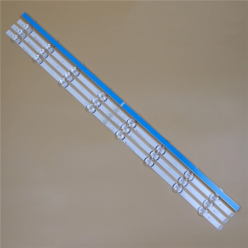 For LG 42“ TV LED Light Bars For LG 42LY750H 42LY751H 42LY760H 42LY761H -ZA LED Backlight Strips Kit 8 LED Lamps Lens 8 Bands