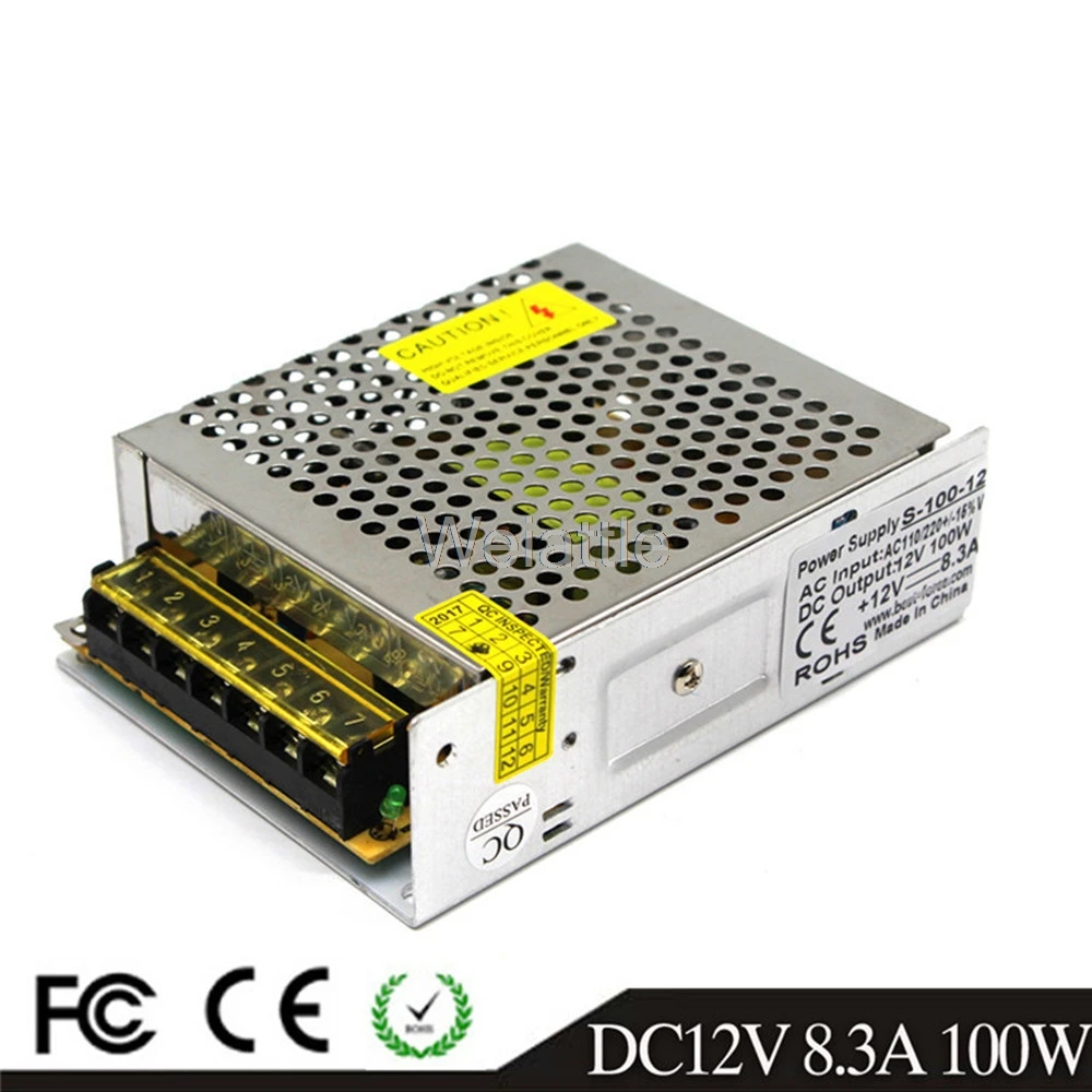 Alimentation électrique, 5V 12V 15V 18V 24V 36V 48V 60V, 36W 60W 100W 120W 150W 180W 200W 300W 360W 400W 480W SMPS, W 500W 600W