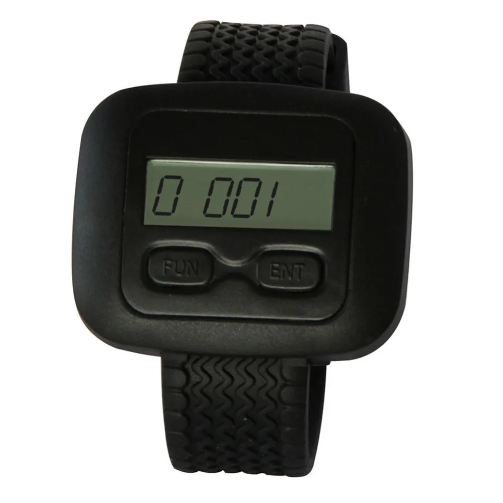 SINGCALL Wireless Service Calling System, Beeper, 5pcs APE560 Coffee Buttons and One Wrist Watch for Waiter APE6600