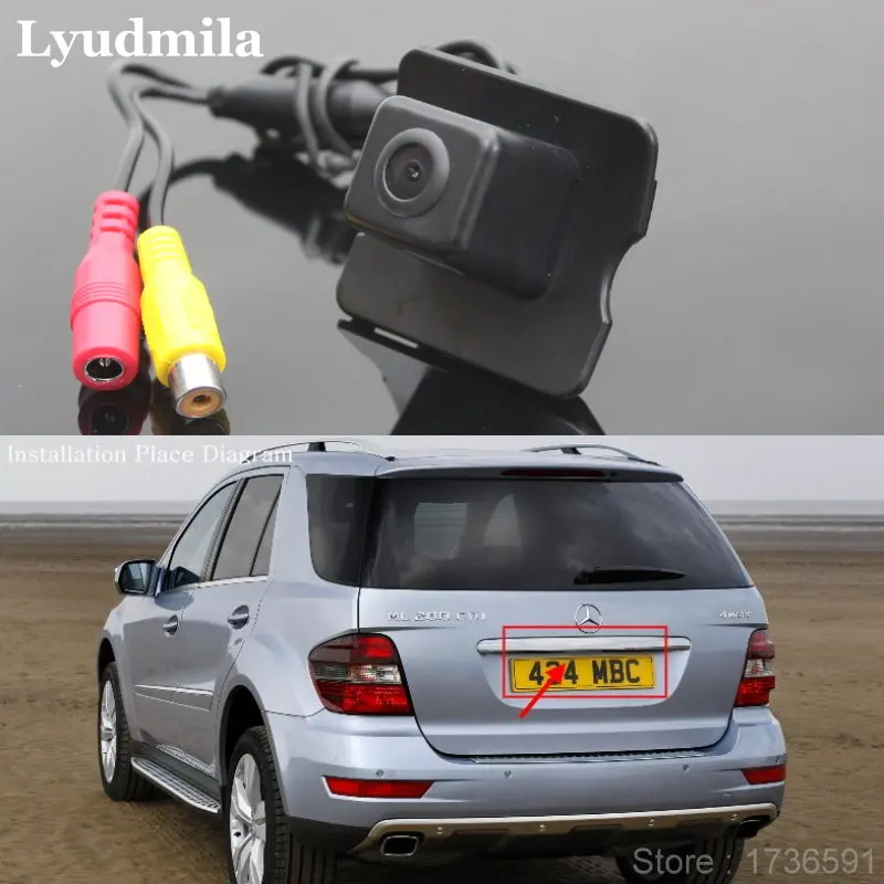 Do Mercedes Benz ML M MB W164 ML350 ML330 ML63 ML450 ML500 Kamera cofania / HD CCD Night Vision