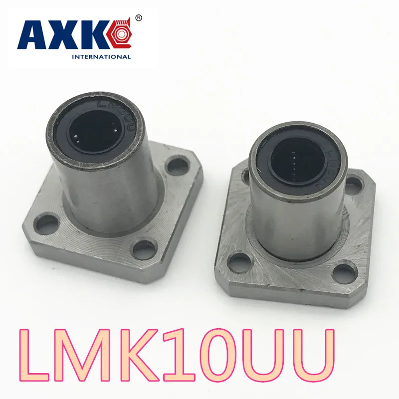 2025 Direct Selling New Arrival Rodamientos 2Pcs Lmk10uu 10mm Flange Bearing Cnc Linear Bearings Bush Lmk10