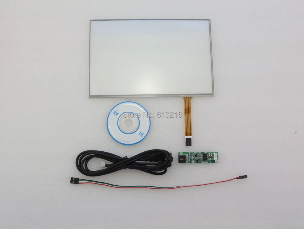 10,1 zoll 4-Draht Resistiven Touch-Panel + USB port Controller karte + CD Zimmer arbeit mit B101UAN 02,1