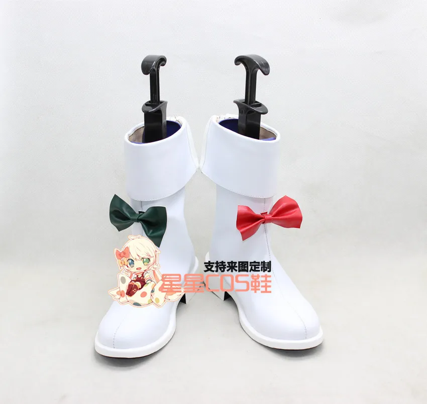 

Hopeless Masquerade White Short Cosplay Shoes Boots X002