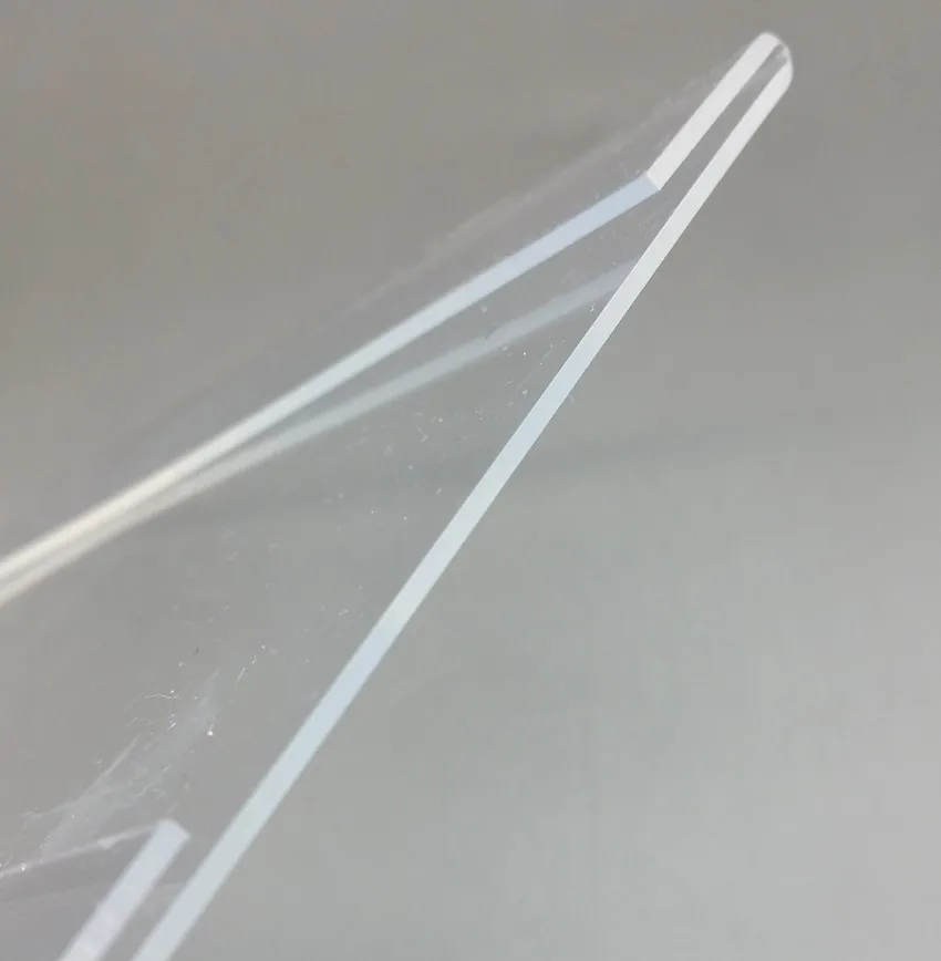 T1.2mm Smaller Acrylic Plastic Name Sign Card Display Holders Price Tag Label ID Show Clear Advertising Paper 100pcs