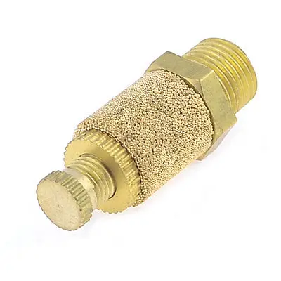 

1/8" Male Thread Adjustable Brass Pneumatic Muffler Noise Silencer