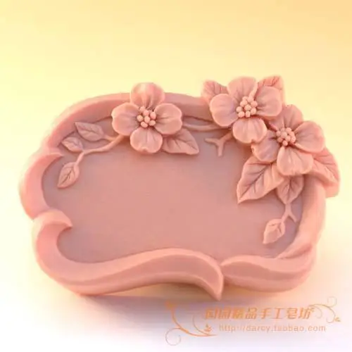 Flower Silicone Soap mold handmade 3d silicone mould DIY Craft molds S139