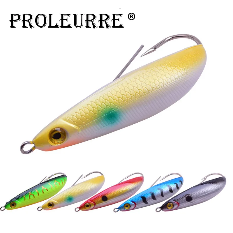 Proleurre Anti Grass Hook Fishing Spoon Lures 8cm 20g Artificial Bait Curved VIB Wobbler All Water Crankbaits Fishing Tackle