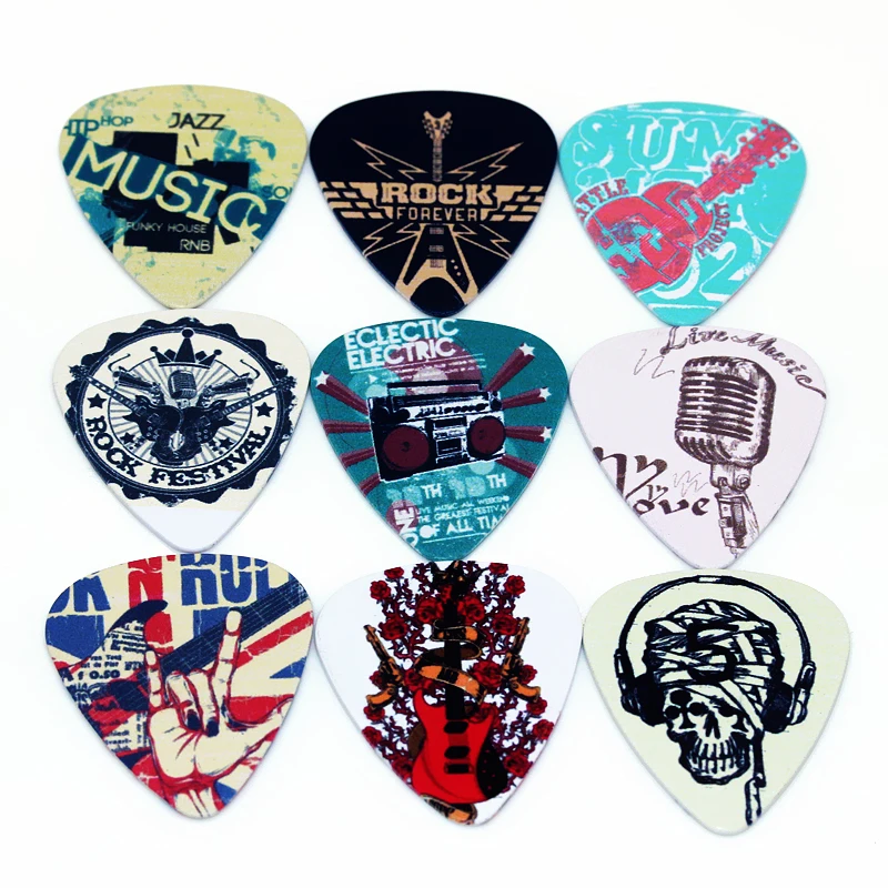 SOACH 10pcs/Lot 0.71mm thickness guitar strap guitar parts Accessories Selling musical elements guitar picks