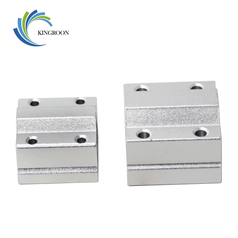 4pcs SC6UU SC8UU SC10UU SC12UU SC16UU SCS20UU Linear Ball Bearings Aluminium Slide Bushing Block For Linear Guild Rail Shaft