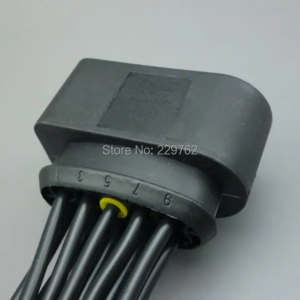 Shhworldsea 10 Pin/Way Polig Headlight Headlamp Connector Plug Automotive Electrical Socket For AUDI for VW SKODA 1J0973735