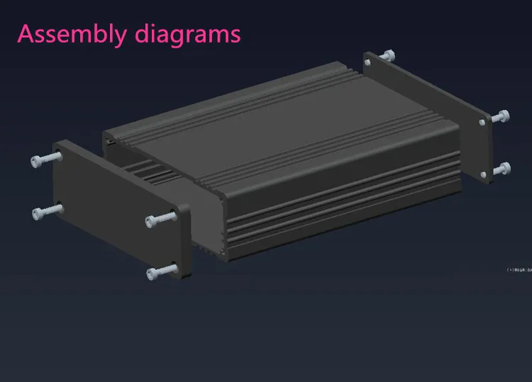 HIFI Mini amplificador de alumínio chassis/Instrumentos de Chassis/amplificador Do Tubo amplificador/AMP Caixa/caso/caixa DIY (82.8*28.8*110mm)