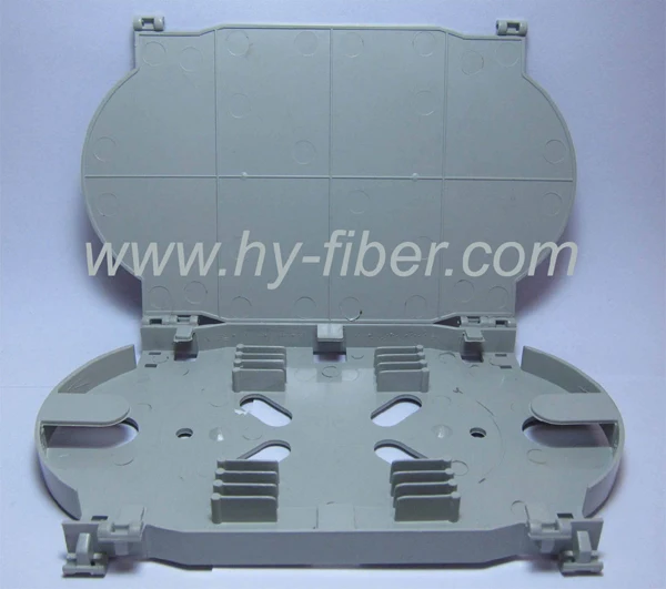 

Fiber splice tray for fusion splicing, accessories for fiber closure, patch panel,cabinets, beige, 12 core