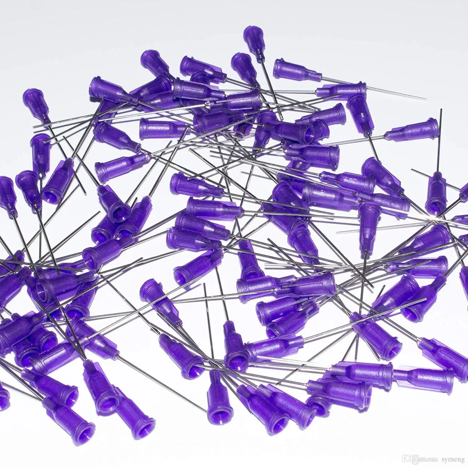 100pcs, Dispensing Needles Luer Lock 14G 15G 16G 18G 20G 21G 22G 23G 25G 27G x 1.5inch , Blunt Tip Syringe Needle , Non-sterile