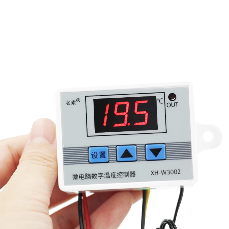 Digital Control Thermostat Microcomputer XH-W3002 Temperature Controller 220V 12V 24V LED Switch Thermoregulator Sensor 30% Off