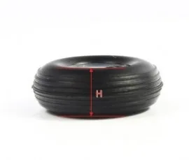 

RC Airplane PU wheel with Plastic Hub 3.5'' (D88.9 x H32 x D5mm)