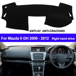 Car Dashboard Cover Dash Mat For Mazda 6 GH 2008 2009 2010 2011 2012 Auto Sun Shade Dash Board Mat Cover Pad Carpe Car Styling