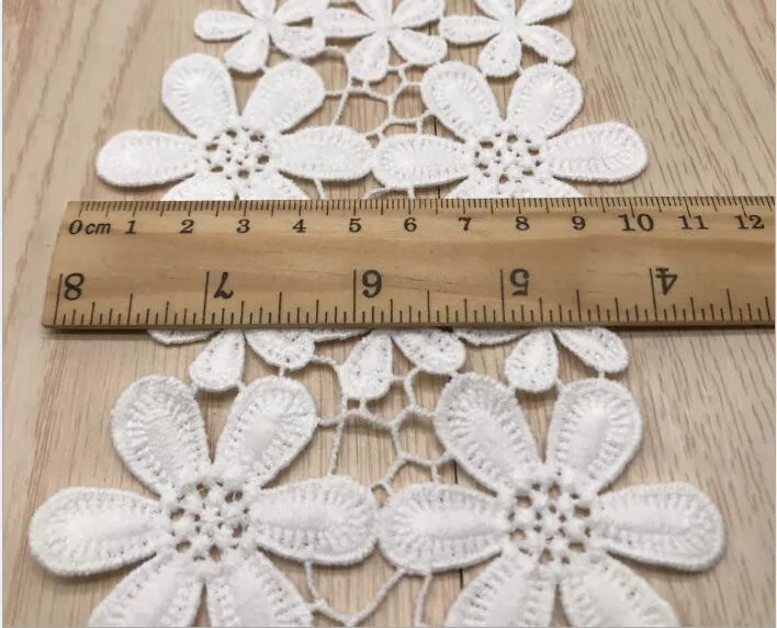 High Quality Beautiful White black Lace Ribbon Tape  Lace Trim DIY Embroidered For Sewing Decoration  lace fabric