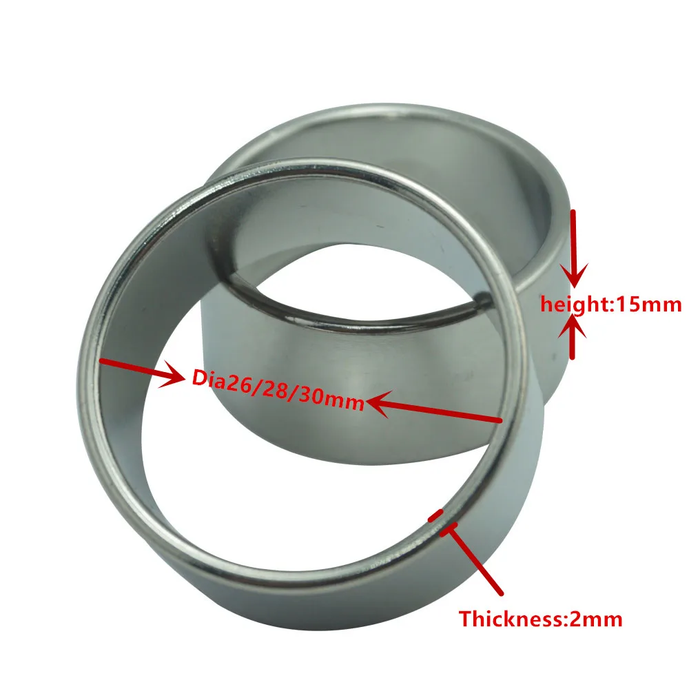 26/28/30mm maschio in acciaio inox metallo pene cock ring tempo di ritardo giocattolo del sesso femminile per l'uomo