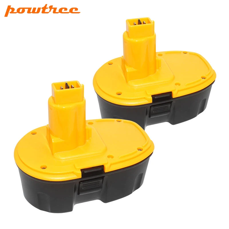 Powtree 18V 4000mAh Ni-MH Power Tool For Dewalt DC9096 DE9039 DE9095 DW9098 DE9503 DW9096 Replacement Battery