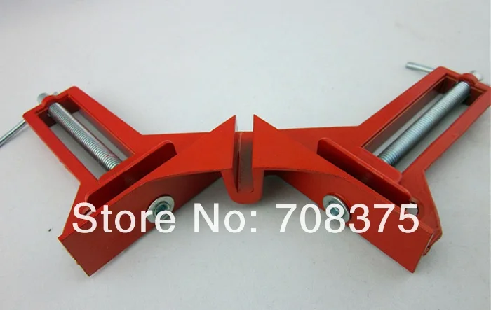 NEW 4PC Aluminum alloy 90 degrees angle clip Photo frame clamp Right angle folder Woodworking clip Frame folder