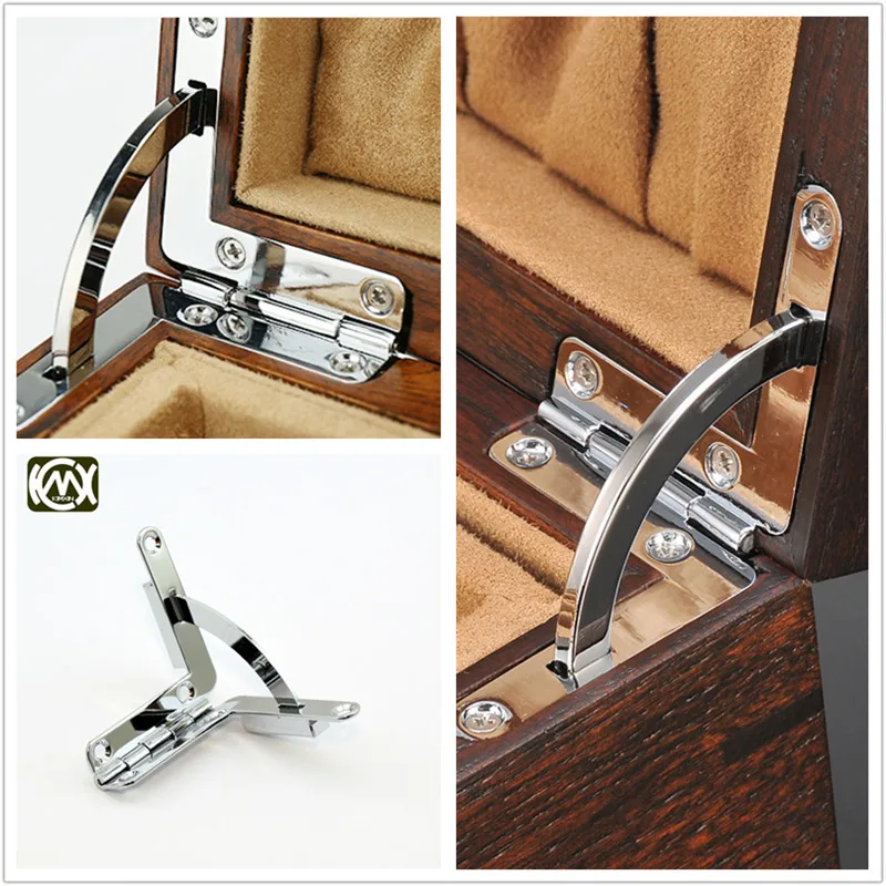 2pc 43*45mm open95deg High-grade woodencase mute hinge #Jewelrybox #Collectionbox #winecase #woodencase Woodworking hinges W-307