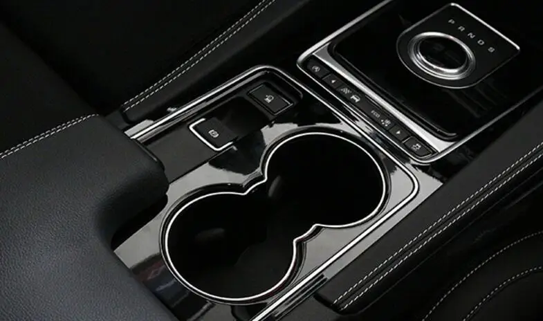 For Jaguar F-Pace f pace X761 2016 2017 ABS Car-Stying Accessories Interior Water Cup Holder Decoration Cover Trim 1pcs