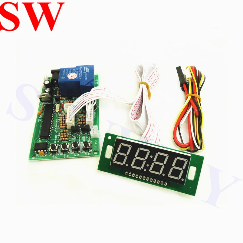 JY-15B Time Controlling Timer Board Power Supply with 40cm white lead for coin acceptor selector Arcade Game Time Control