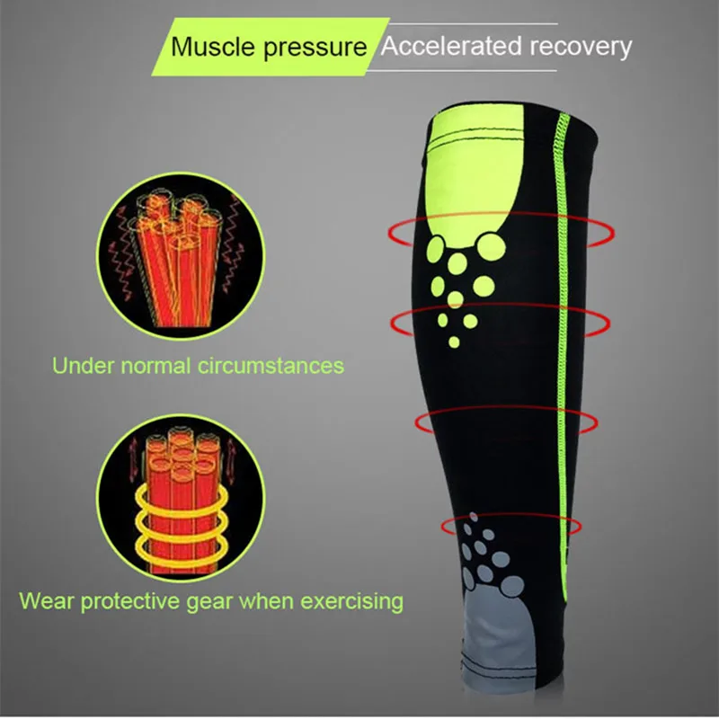 Compression Legs Warmer Women Men Shin Guard Basketball Running Cycling Gym Fitness Calf Sleeves UV Protection Youth Knee Pads