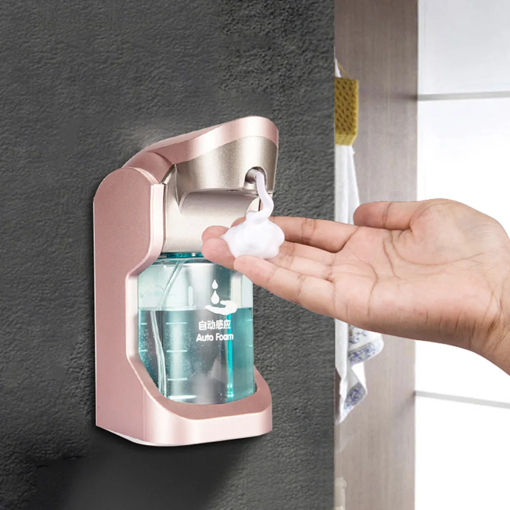 

480ml SD-480B Automatic Foam Soap Charging Power Supply Dispenser Sensor Function Liquid Soap Dispensers Foam Dispensers