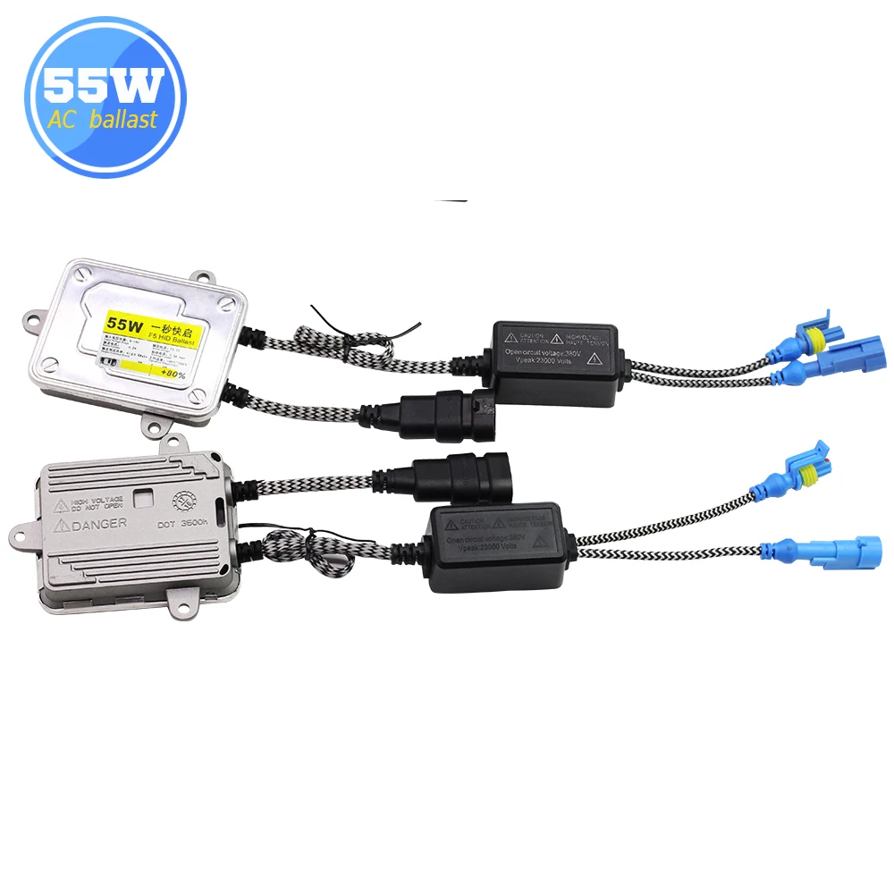 H1 H3 H7 H8 H9 H11 9005 9006 881 880 9012 HIR2 55W AC HID Xenon Kit Bulb Ballast 6000K White Car Light Headlight Fog Lamp DRL