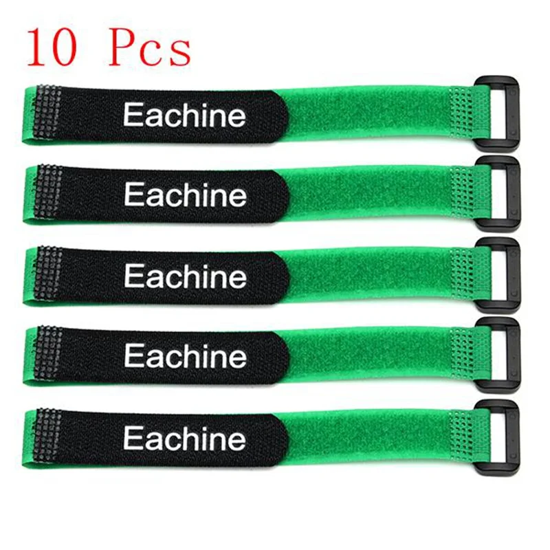 Original Eachine 10PCS 26*2cm Strong Lipo Battery Tie Cable Tie Down Strap Colors For RC Helicopter Quadcopter Model