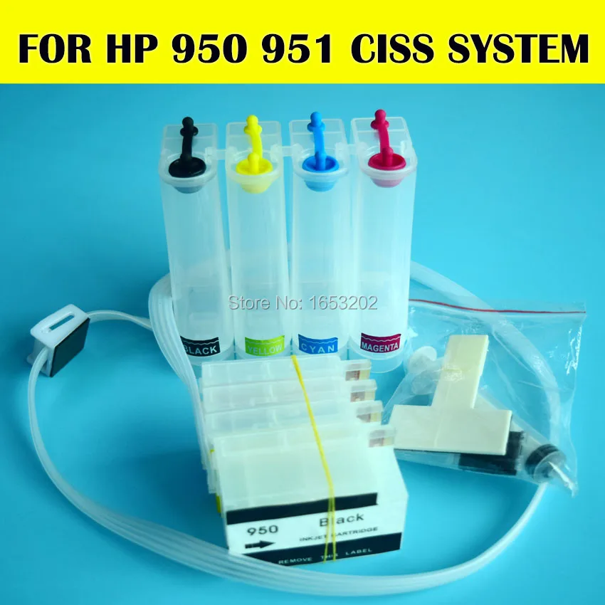 Best Continuous Ink Supply System For HP950 951 CISS For HP 8100 8600 8610 8620 Printers With ARC Chips HP950 HP951 Ciss