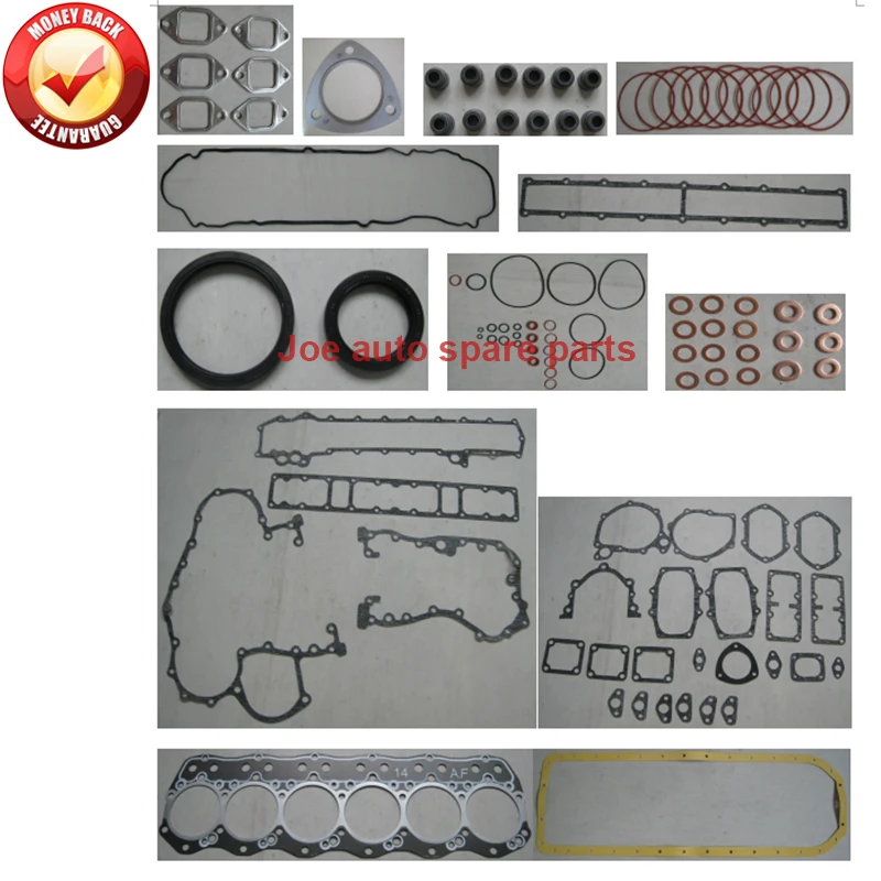 

6D14T 6D14 Engine Full gasket set kit for Mitsubishi 6600 Bus FK115 FK215 FK415 FK425 FK515 d 6557cc 1984- 50200700 ME999458