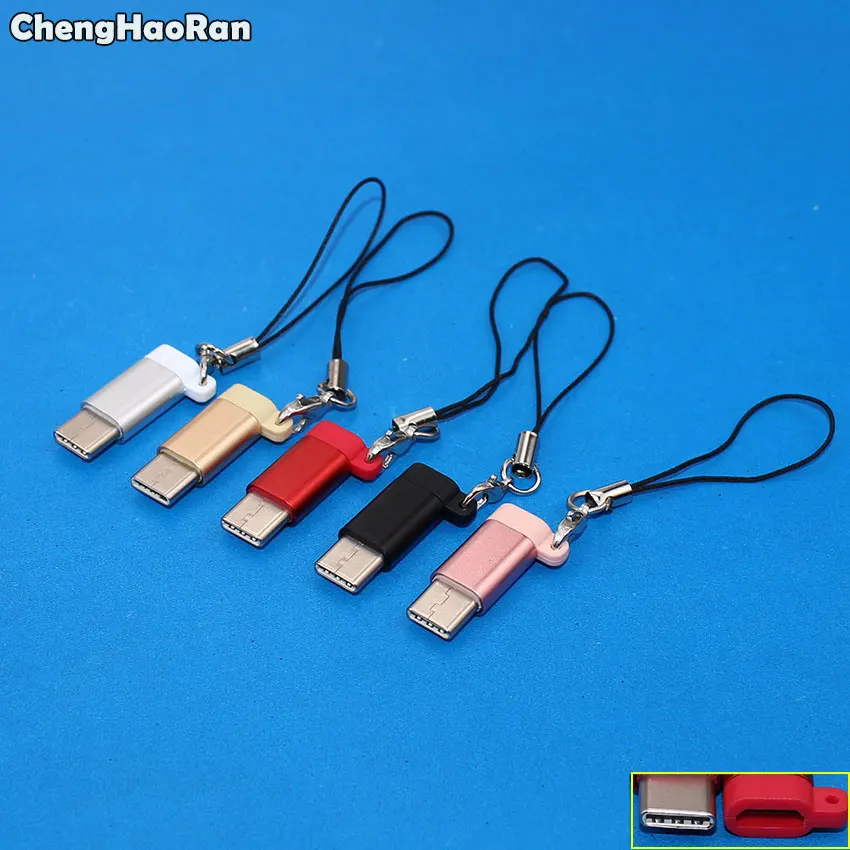 ChengHaoRan Type C OTG Adapter Micro USB to Type-C Converter Typec Charger Cable for Huawei P20 Samsung Galaxy S8 S9 Plus