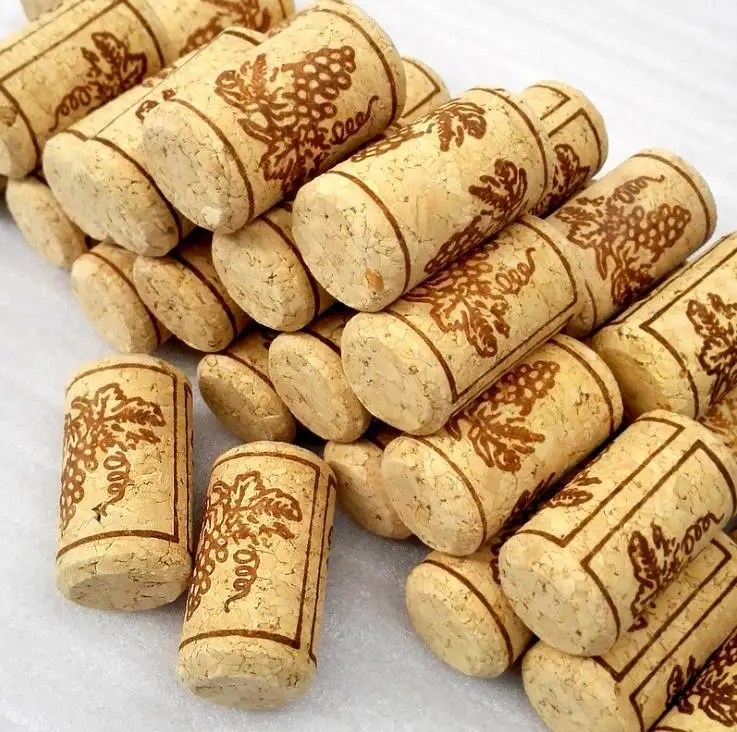 500 pcs/lot 22*44mm Natural Wood Corks Wine Bottle Stopper Unused Straight Round Cork Plug Sealing Caps Bar Tool Z1075