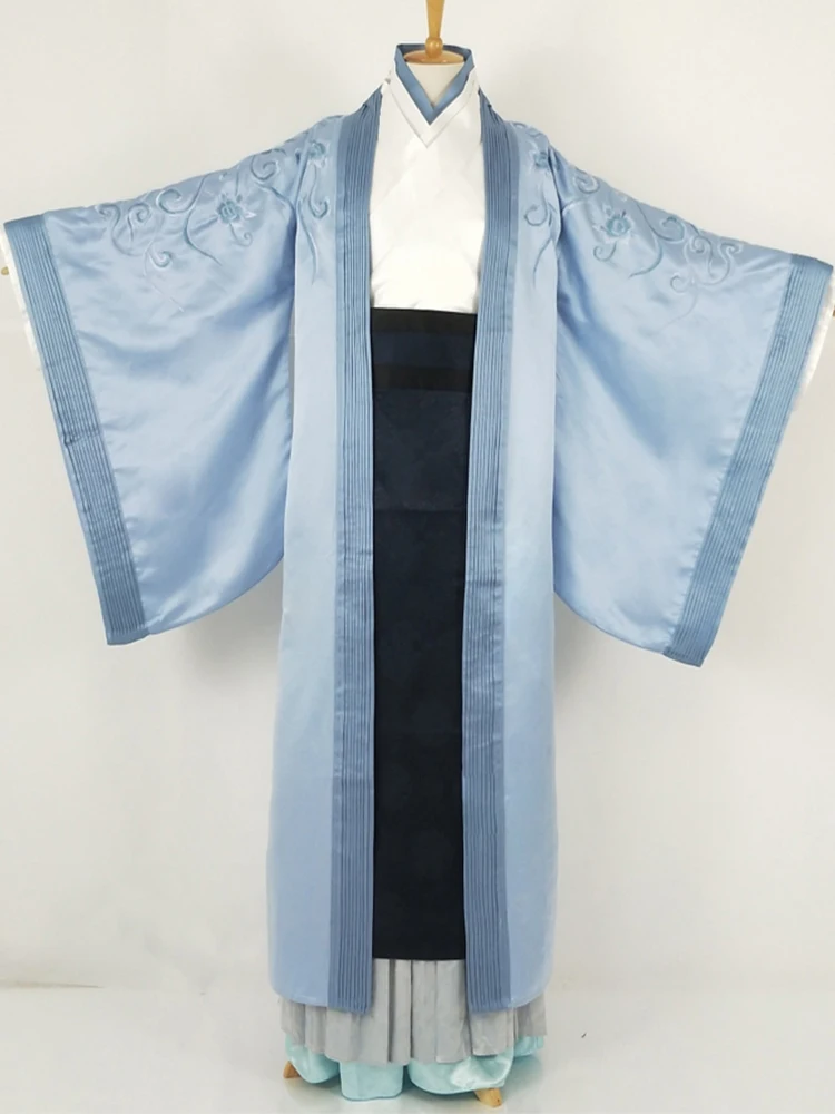 Gay Love TV Play Shi Ru Bu Shi Ding Male Costume Hanfu for Scholar TV Play Drama Costume Cosplay Costume for Men